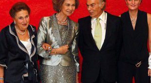 Carlos Zurita recibe un homenaje acompañado de la Reina Sofía, la Infanta Margarita y sus hijos