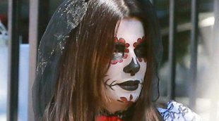 Sandra Bullock se viste de la Muerte Mexicana en una fiesta en el colegio de su hijo