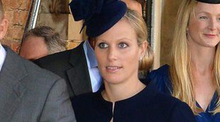 Zara Phillips presume de embarazo ejerciendo de madrina del Príncipe Jorge de Cambridge