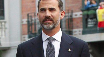 Don Felipe, Doña Letizia y la Reina Sofía, felices en la entrega de los Premios Príncipe de Asturias 2013