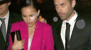 Natalie Portman, Karl Lagerfeld y Jaime de Marichalar en la inauguración de la exposición 'Miss Dior'
