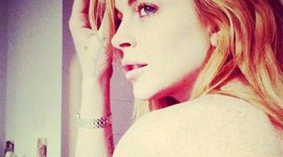 Lindsay Lohan publica una fotografía mostrando uno de sus pechos