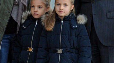Los Príncipes Felipe y Letizia llevan a las Infantas Leonor y Sofía a visitar al Rey Juan Carlos al hospital