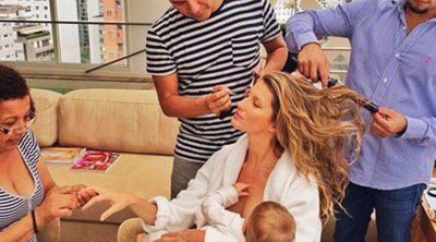 Gisele Bündchen causa polémica con una foto en la que aparece dando de mamar a su hija Vivian