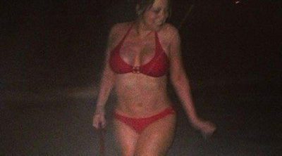 Mariah Carey desafía al frío posando en bikini rodeada de nieve