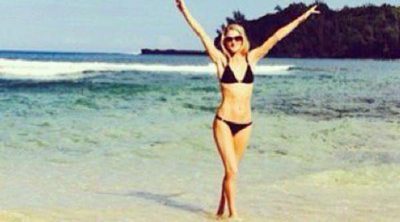 Rosie Huntington-Whiteley disfruta de los primeros días de 2014 con Jason Statham en Hawaii