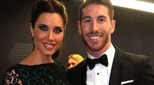 Pilar Rubio presume de embarazo con Sergio Ramos en la gala del Balón de Oro 2013
