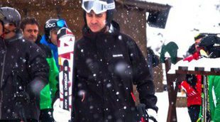 El Príncipe Felipe se divierte esquiando en Formigal sin la Princesa Letizia y las Infantas Leonor y Sofía