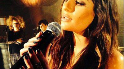Lea Michele muestra unas imágenes de ella cantando antes del lanzar 'Louder'