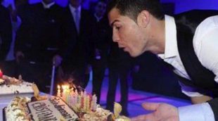 Cristiano Ronaldo celebra su 29 cumpleaños con su hijo, Irina Shayk y Sergio Ramos