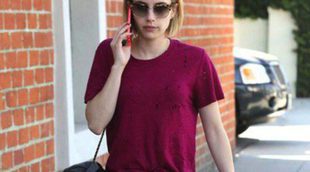 Emma Roberts reaparece triste y cabizbaja tras la incineración de su tía Nancy Motes
