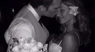 Gisele Bundchen y Tom Brady celebran su quinto aniversario de boda con una romántica foto