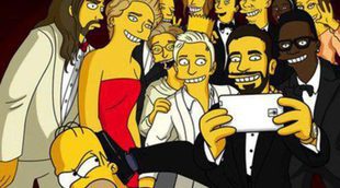 El creador de 'Los Simpson'  versiona el famoso 'selfie' de los Oscar 2014