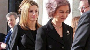 Los Reyes, la Princesa Letizia y la Infanta Elena acuden a la misa de homenaje a las víctimas en el 10 aniversario del 11-M