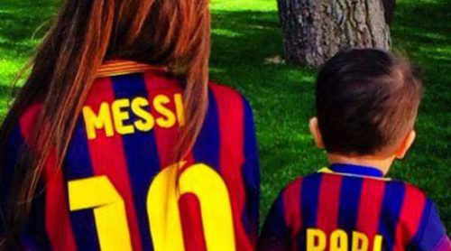Antonella Roccuzzo y Thiago, el mejor apoyo de Leo Messi para la recta final de la Liga