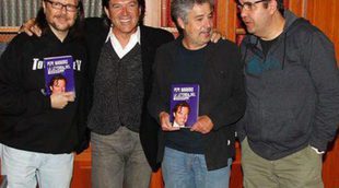 Sandra Ibarra, Santiago Segura y Florentino Fernández apoyan a Pepe Navarro en la presentación de su libro