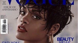 Rihanna posa en topless para la versión brasileña de la revista Vogue