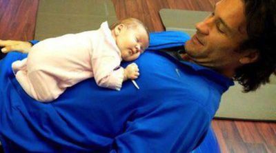 Carolina Cerezuela muestra una adorable imagen de Carlos Moyá en el gimnasio con su hija Daniela