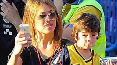 Malena Costa, Carla Pereyra, Patricia González con sus hijos: las WAGs del Atlético de Madrid celebran la Liga 2014