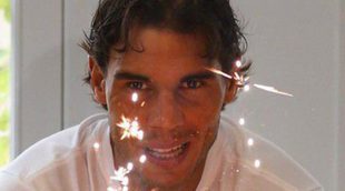 Rafa Nadal celebra su 28 cumpleaños en Roland Garros 2014