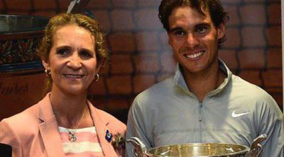 Rafa Nadal festeja su noveno Roland Garros con la Infanta Elena y la Torre Eiffel