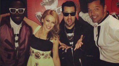 Ricky Martin, Kylie Minogue, Will.i.am y Joel Madden se divierten grabando 'La Voz Australia'