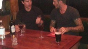 David Beckham y Tom Cruise quedan para tomar unas copas en un pub de Londres