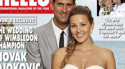 Novak Djokovic y Jelena Ristic muestran las imágenes de su boda a golpe de talonario