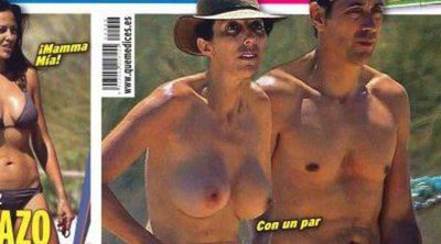 Paz Padilla, pillada otra vez en topless durante una escapada con su novio Antonio a Ibiza