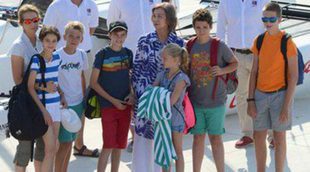 La Reina Sofía reúne a sus nietos salvo a la Princesa Leonor y la Infanta Sofía para realizar un curso de vela en Mallorca