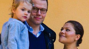 La Princesa Estela de Suecia derrocha alegría en su primer día de escuela