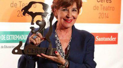 Concha Velasco, radiante y homenajeada en la ceremonia de los Premios Ceres 2014