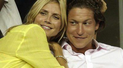 Heidi Klum, muy apasionada con su novio Vito Schnabel durante un partido de tenis