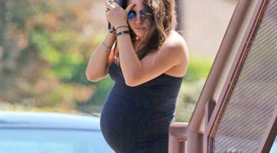 Mila Kunis está muy nerviosa por el inminente nacimiento del bebé que espera con Ashton Kutcher