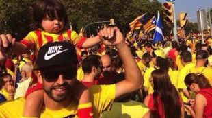 Gerard Piqué lleva a su hijo Milan a la V de la Diada en Barcelona: ¡Nunca había vivido nada parecido!