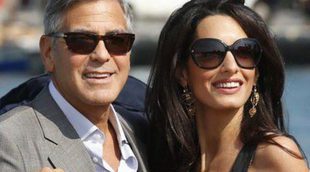 George Clooney y Amal Alamuddin llegan a Venecia horas antes de pasar por el altar