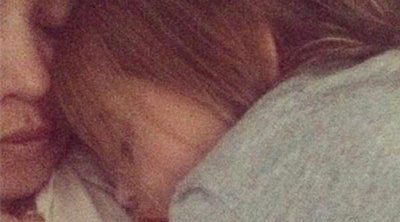 Kourtney Kardashian publica una foto con su pequeña Penélope dormida