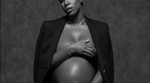 Kelly Rowland luce su avanzadísimo estado de gestación a días de estrenarse como madre