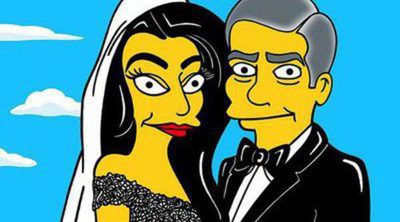 La boda de George Clooney y Amal Alamuddin llega a 'Los Simpson'