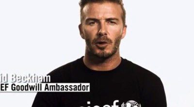 David Beckham, embajador de Unicef en su lucha contra el ébola