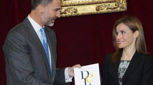 Los Reyes Felipe y Letizia despiden su agenda semanal presentando la 23ª edición del Diccionario de la Lengua Española