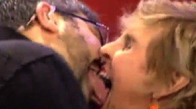 Mercedes Milá y Florentino Fernández desatan su pasión en 'Gran Hermano 15': ¡Beso con lengua!