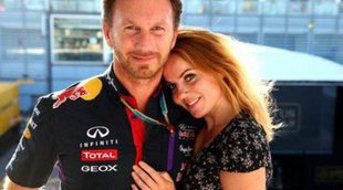 Geri Halliwell reaparece muy feliz tras anunciar su compromiso con el jefe de Red Bull Christian Horner