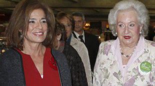 Ana Botella y la Infanta Pilar de Borbón inauguran el Rastrillo Nuevo Futuro en Madrid