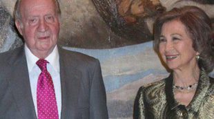 Los Reyes Juan Carlos y Sofía vuelven a unir sus agendas para inaugurar el cuadro 'La Familia de Juan Carlos I'