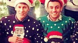 Tom Daley y su novio Dustin Lance Black celebran juntos la Navidad 2014