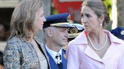 La Infanta Elena viaja con sus hijos a Vitoria para visitar a su hermana la Infanta Cristina