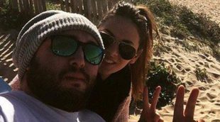 Kiko Rivera arranca 2015 disfrutando de una jornada de playa con su novia Irene Rosales