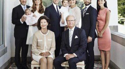 La Familia Real Sueca felicita el año 2015 con una fotografía familiar
