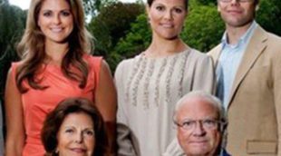 La Familia Real sueca felicita el 2012 con una postal navideña muy primaveral